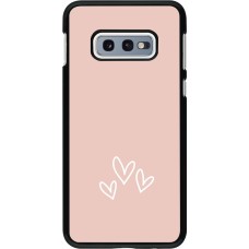 Coque Samsung Galaxy S10e - Valentine 2023 three minimalist hearts