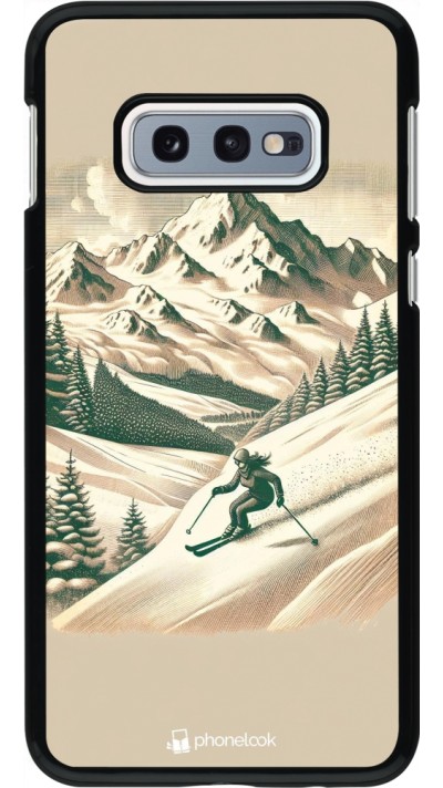 Coque Samsung Galaxy S10e - Vintage Ski Mountain