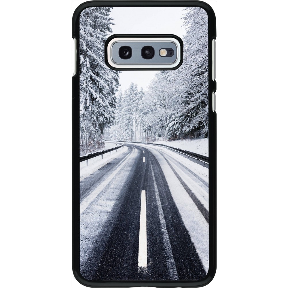 Coque Samsung Galaxy S10e - Winter 22 Snowy Road