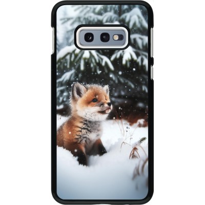 Coque Samsung Galaxy S10e - Noël 2023 Renardeau sapin