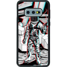 Coque Samsung Galaxy S10e - Silicone rigide noir Anaglyph Astronaut