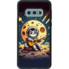 Coque Samsung Galaxy S10e - Silicone rigide noir AstroCat RockLune