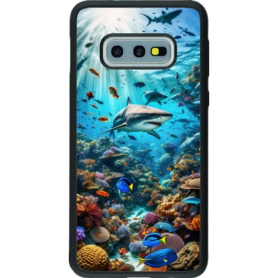 Coque Samsung Galaxy S10e - Silicone rigide noir Bora Bora Mer et Merveilles