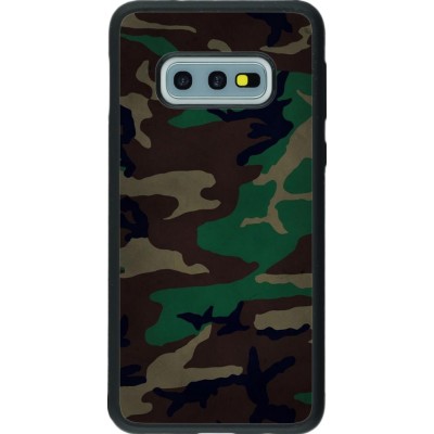 Coque Samsung Galaxy S10e - Silicone rigide noir Camouflage 3