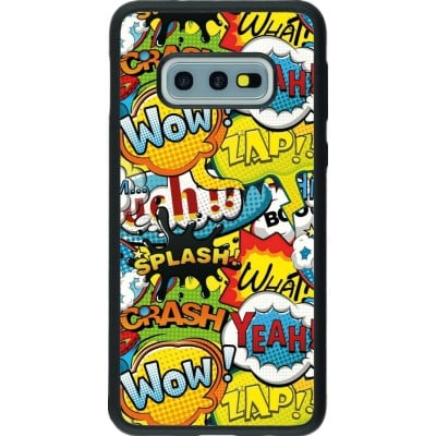 Coque Samsung Galaxy S10e - Silicone rigide noir Cartoons slogans