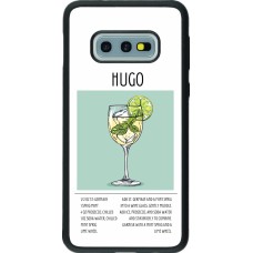 Coque Samsung Galaxy S10e - Silicone rigide noir Cocktail recette Hugo