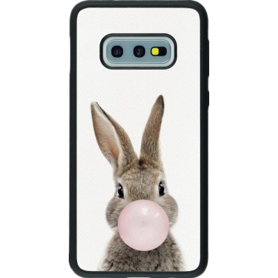 Coque Samsung Galaxy S10e - Silicone rigide noir Easter 2023 bubble gum bunny