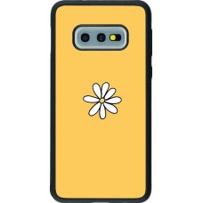 Coque Samsung Galaxy S10e - Silicone rigide noir Easter 2023 daisy