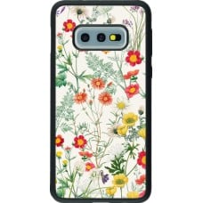 Coque Samsung Galaxy S10e - Silicone rigide noir Flora Botanical Wildlife