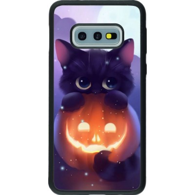 Coque Samsung Galaxy S10e - Silicone rigide noir Halloween 17 15