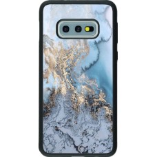 Coque Samsung Galaxy S10e - Silicone rigide noir Marble 04