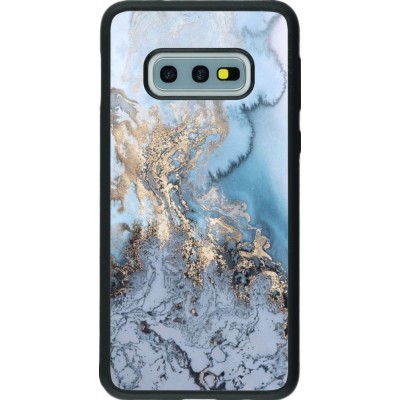 Coque Samsung Galaxy S10e - Silicone rigide noir Marble 04