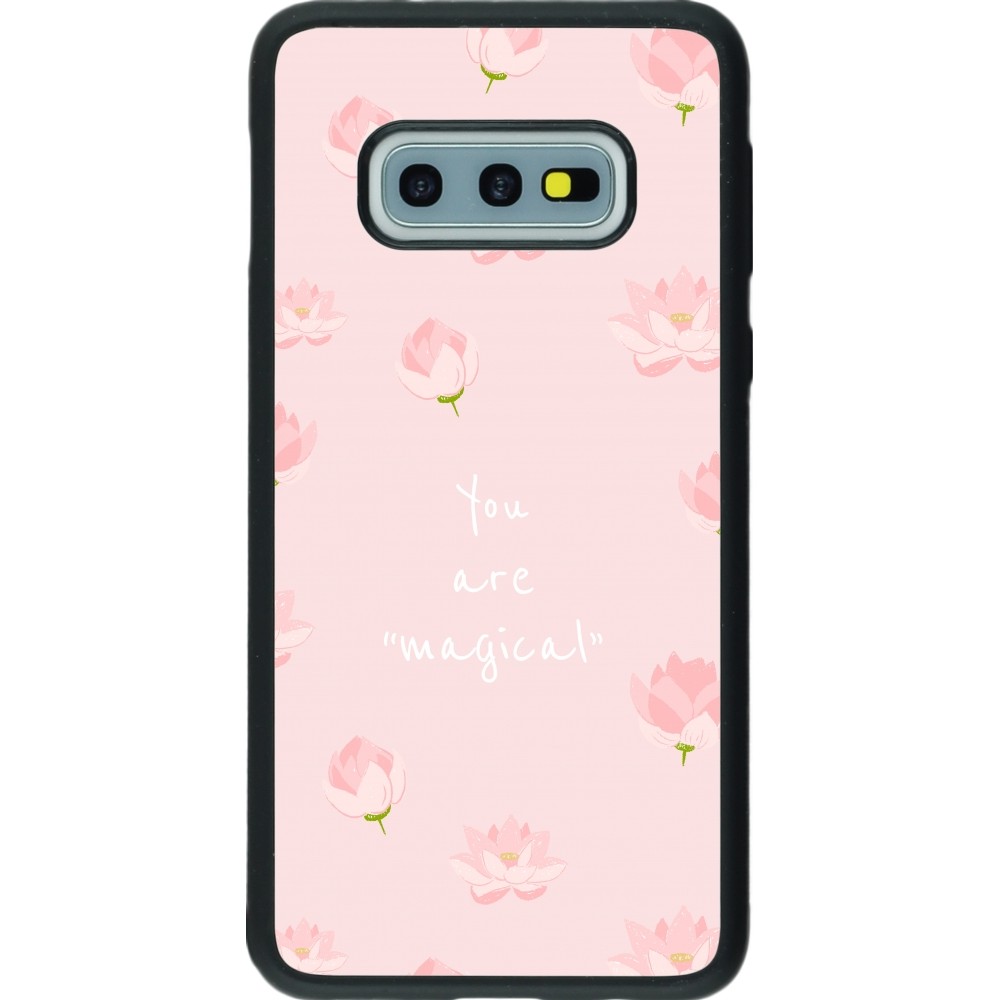 Coque Samsung Galaxy S10e - Silicone rigide noir Mom 2023 your are magical