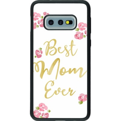 Coque Samsung Galaxy S10e - Silicone rigide noir Mom 2024 best Mom ever