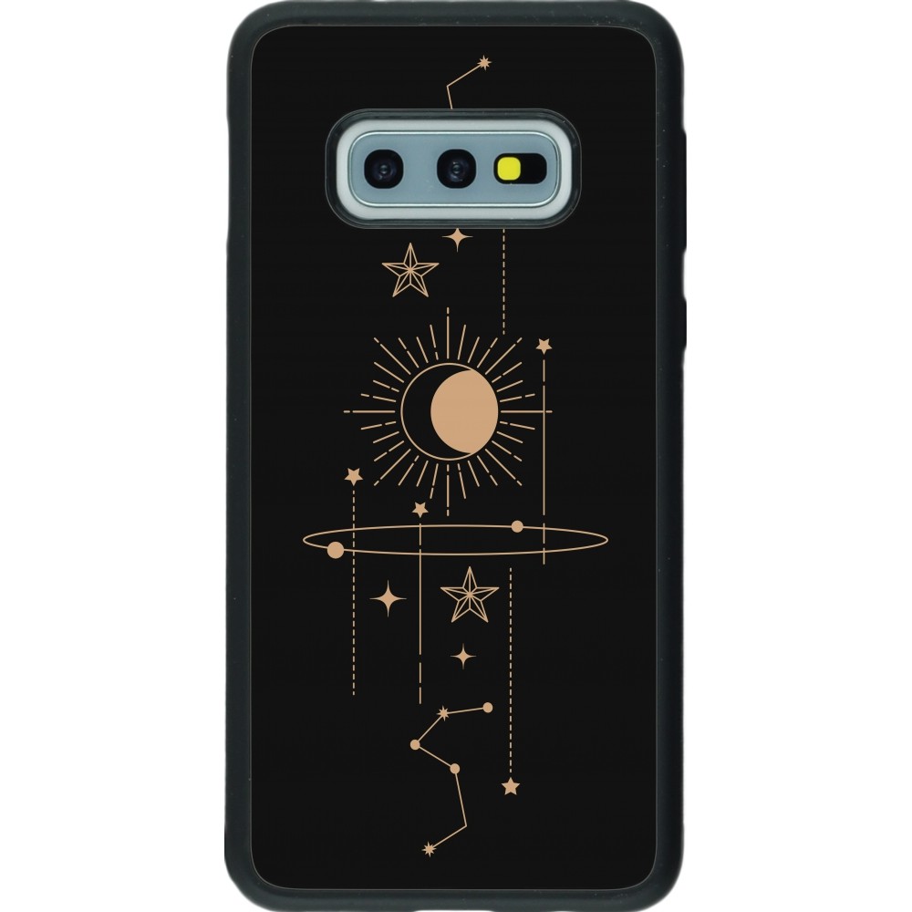 Coque Samsung Galaxy S10e - Silicone rigide noir Spring 23 astro