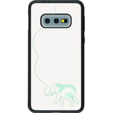 Coque Samsung Galaxy S10e - Silicone rigide noir Spring 23 baby elephant