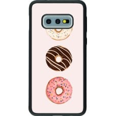 Coque Samsung Galaxy S10e - Silicone rigide noir Spring 23 donuts