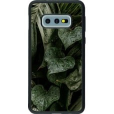 Coque Samsung Galaxy S10e - Silicone rigide noir Spring 23 fresh plants