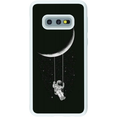 Coque Samsung Galaxy S10e - Silicone rigide blanc Astro balançoire