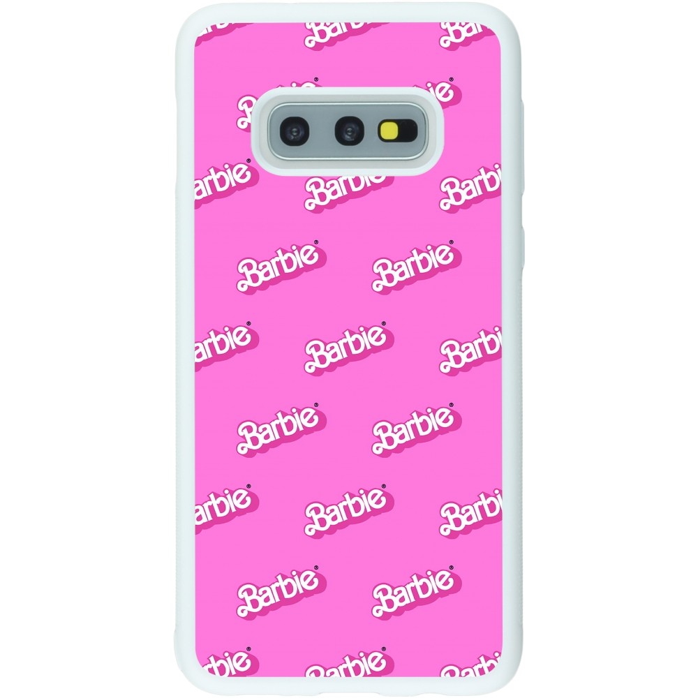 Coque Samsung Galaxy S10e - Silicone rigide blanc Barbie Pattern