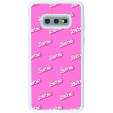 Coque Samsung Galaxy S10e - Silicone rigide blanc Barbie Pattern