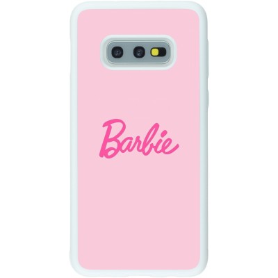 Coque Samsung Galaxy S10e - Silicone rigide blanc Barbie Text