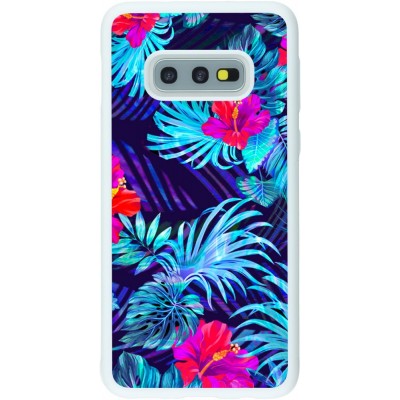 Coque Samsung Galaxy S10e - Silicone rigide blanc Blue Forest