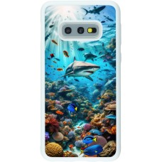 Coque Samsung Galaxy S10e - Silicone rigide blanc Bora Bora Mer et Merveilles