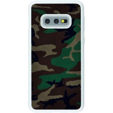 Coque Samsung Galaxy S10e - Silicone rigide blanc Camouflage 3