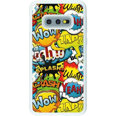 Coque Samsung Galaxy S10e - Silicone rigide blanc Cartoons slogans