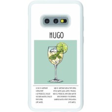 Coque Samsung Galaxy S10e - Silicone rigide blanc Cocktail recette Hugo