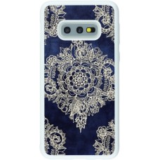 Coque Samsung Galaxy S10e - Silicone rigide blanc Cream Flower Moroccan