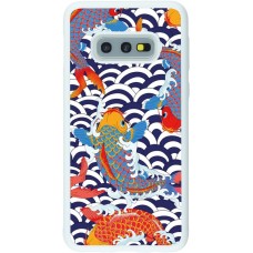 Coque Samsung Galaxy S10e - Silicone rigide blanc Easter 2023 japanese fish