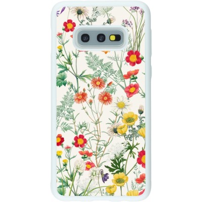 Coque Samsung Galaxy S10e - Silicone rigide blanc Flora Botanical Wildlife