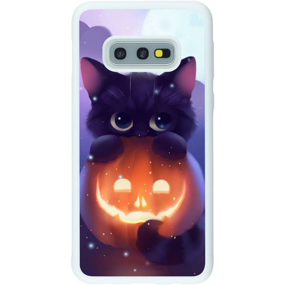 Coque Samsung Galaxy S10e - Silicone rigide blanc Halloween 17 15