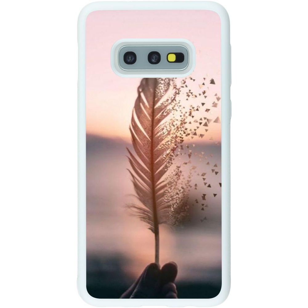 Coque Samsung Galaxy S10e - Silicone rigide blanc Hello September 11 19