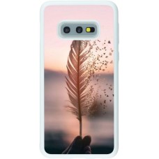 Coque Samsung Galaxy S10e - Silicone rigide blanc Hello September 11 19