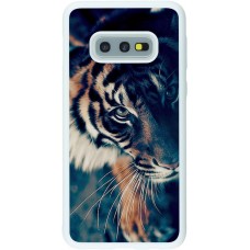 Coque Samsung Galaxy S10e - Silicone rigide blanc Incredible Lion