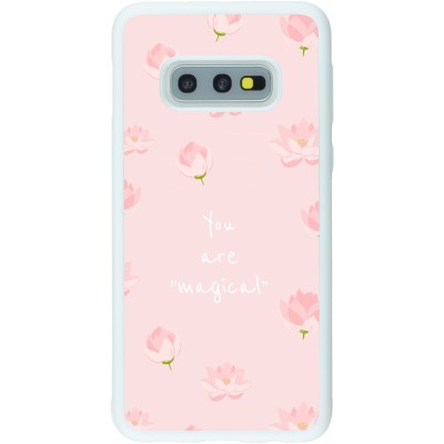 Coque Samsung Galaxy S10e - Silicone rigide blanc Mom 2023 your are magical