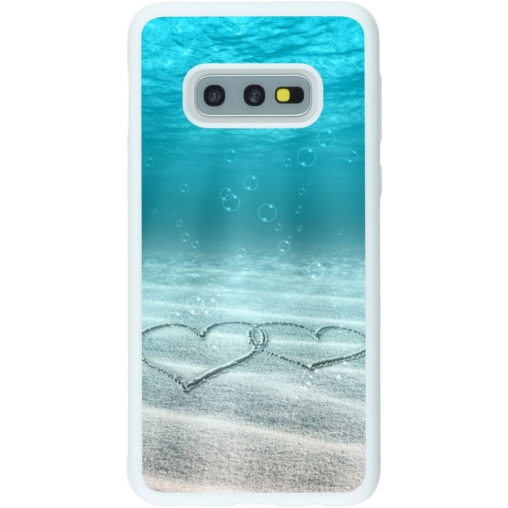 Coque Samsung Galaxy S10e - Silicone rigide blanc Summer 18 19