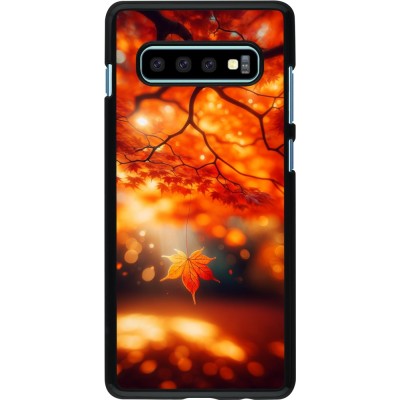 Coque Samsung Galaxy S10+ - Automne Magique Orange