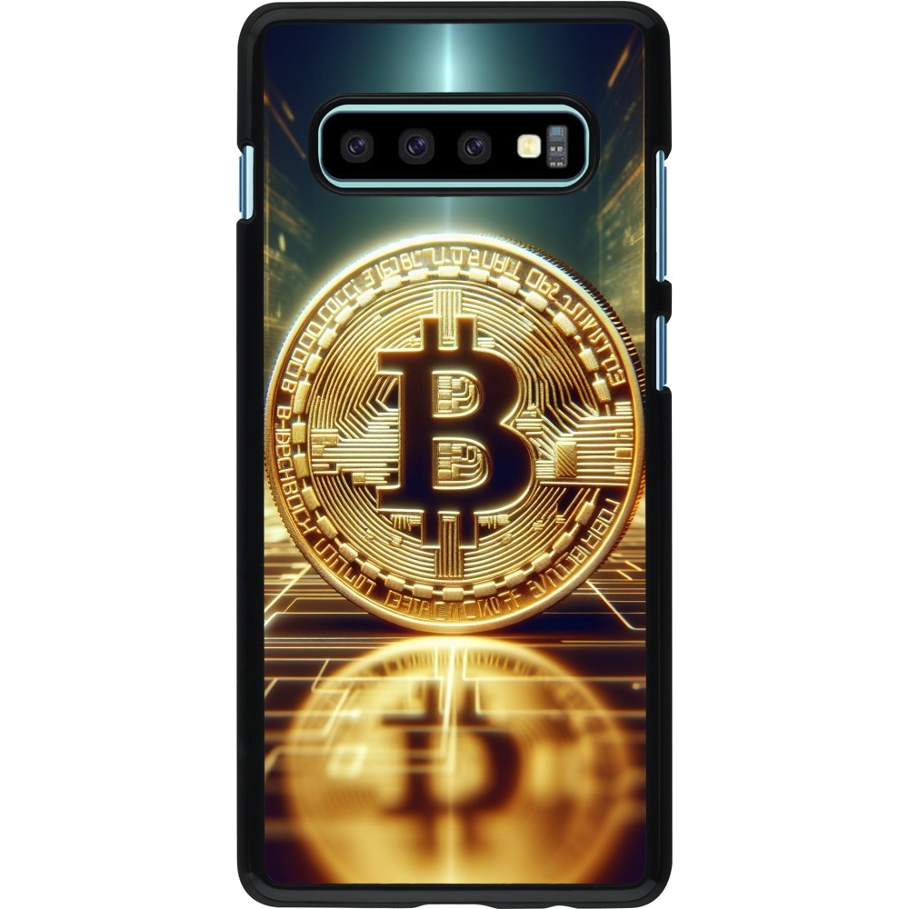 Coque Samsung Galaxy S10+ - Bitcoin Standing