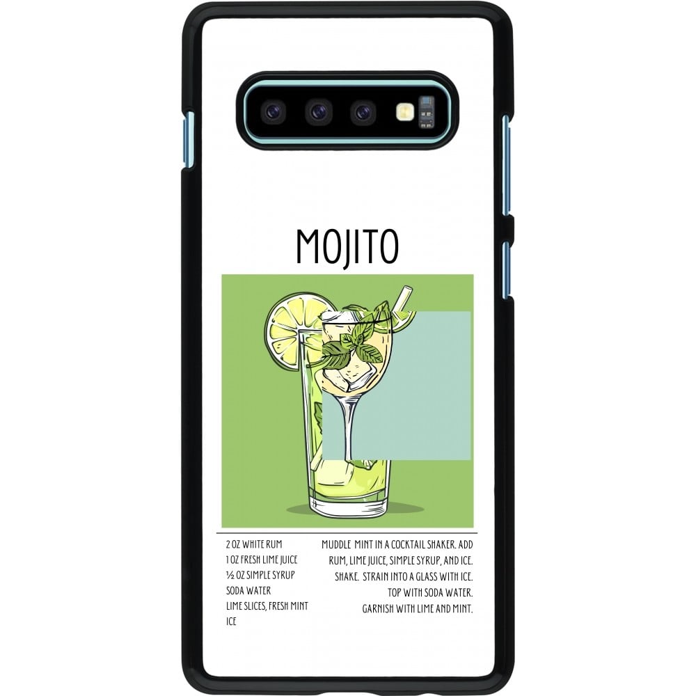 Coque Samsung Galaxy S10+ - Cocktail recette Mojito