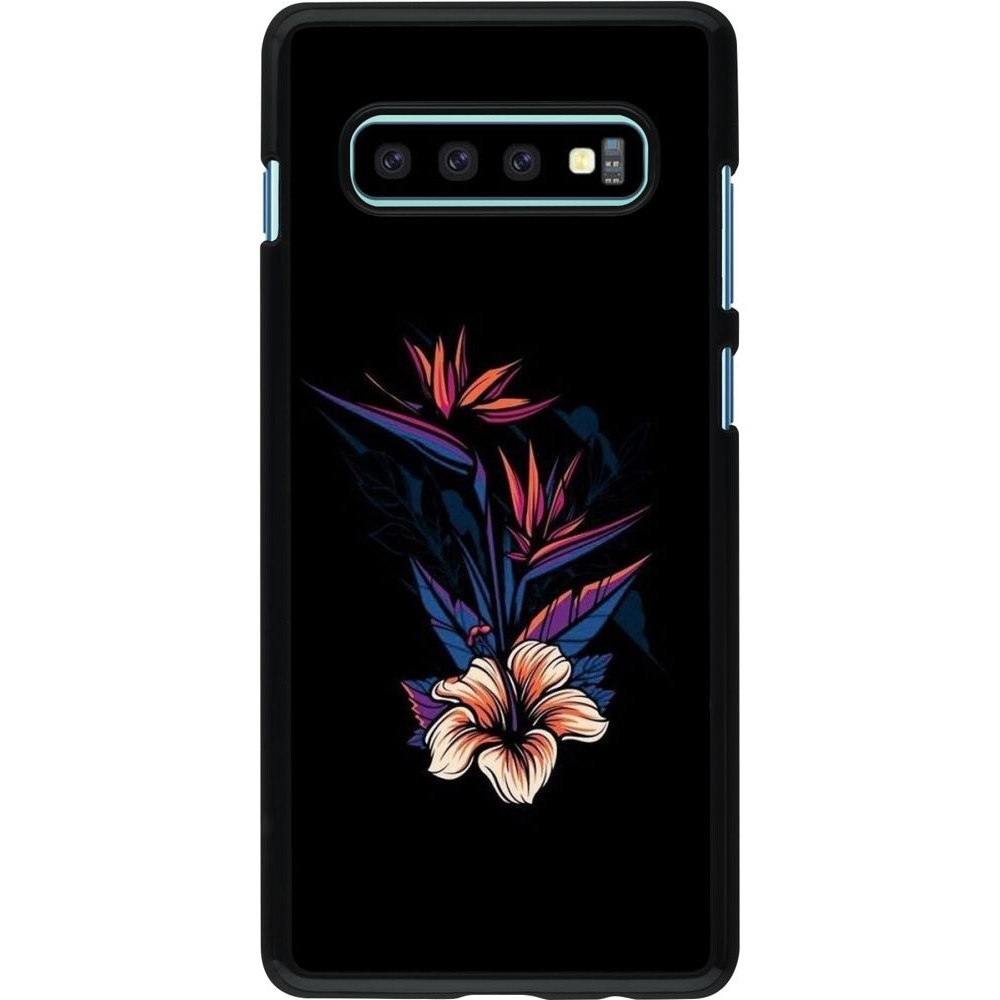 Coque Samsung Galaxy S10+ - Dark Flowers