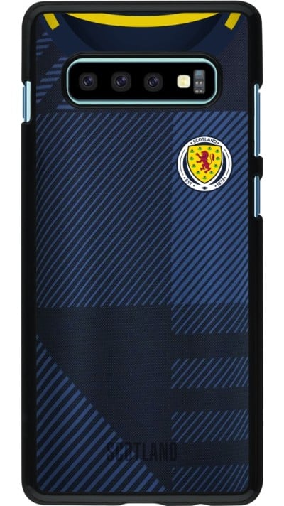 Coque Samsung Galaxy S10+ - Maillot de football Ecosse personnalisable