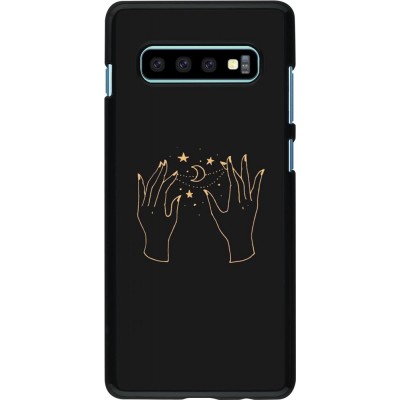 Coque Samsung Galaxy S10+ - Grey magic hands