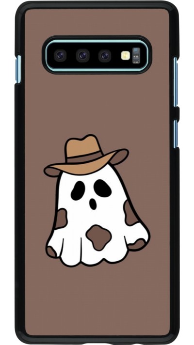 Coque Samsung Galaxy S10+ - Halloween 2024 cowboy ghost