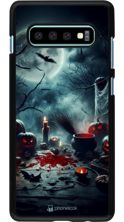 Coque Samsung Galaxy S10+ - Halloween 2024 Dark Moon