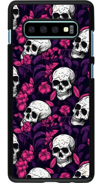 Coque Samsung Galaxy S10+ - Halloween 2024 romantic skulls