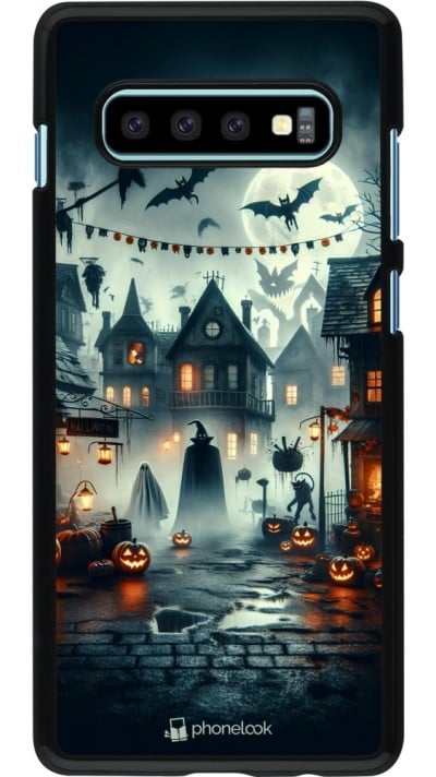 Coque Samsung Galaxy S10+ - Halloween Spookville